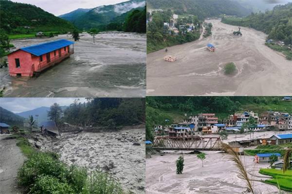 प्रकृतिले ठगेको सिन्धुपाल्चोक: भुकम्पले तहसनहस पारेर तग्रीन नपाउँदै बाढिको बितण्ड